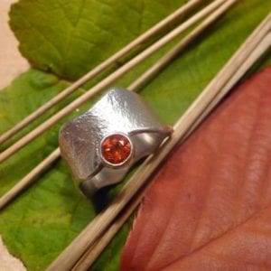 Kronenring Schneesilber 960